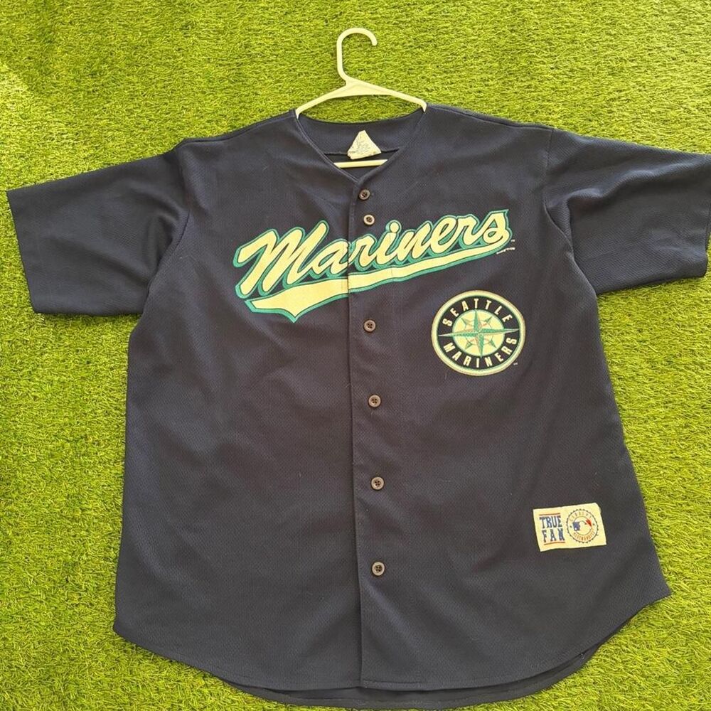 Mlb Men's Navy and Blue Jersey